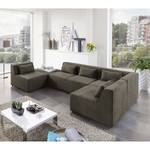 Modul-Ecksofa Pilmore II Microvelours Taupe