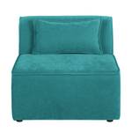 Canapé d'angle modulable Pilmore I Microvelours - Turquoise