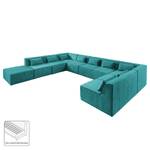 Module-zithoek Pilmore micro-velours - Turquoise