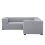 Ecksofa Seed II Webstoff Grau - Ecke davorstehend links