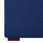 Hoekbank Seed III geweven stof - chaise longue vooraanzicht links - Stof Ramira: Blauw