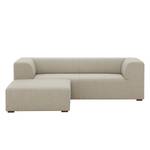 Ecksofa Seed III Webstoff Longchair davorstehend links - Stoff Selva: Beige