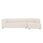 Ecksofa Seed IV Echtleder Echtleder Gad: Creme - Longchair davorstehend rechts