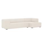 Ecksofa Seed IV Echtleder Echtleder Gad: Creme - Longchair davorstehend rechts