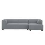 Ecksofa Seed IV Webstoff Stoff Selva: Grau - Longchair davorstehend rechts