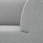 Ecksofa Seed IV Webstoff Stoff Selva: Silbergrau - Longchair davorstehend rechts