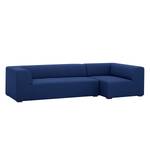 Ecksofa Seed V Webstoff Stoff Ramira: Blau - Armlehne davorstehend links