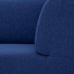 Ecksofa Seed VII Webstoff Stoff Ramira: Blau - Ottomane davorstehend rechts