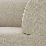 Ecksofa Seed VII Webstoff Stoff Selva: Beige - Ottomane davorstehend links