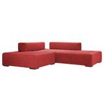 Modulares Sofa Roxbury I Webstoff Stoff Kiara: Rot - Breite: 200 cm