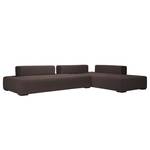 Modulares Sofa Roxbury II Webstoff Stoff Naya: Braun - 300 x 64 cm