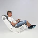 Gaming Chair Racer III Kunstleder Grau/Weiß