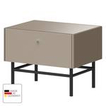 Table de chevet II Monteo Gris - Bois manufacturé - 55 x 42 x 42 cm