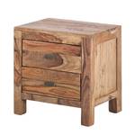 Commode de nuit Yoga Bois Sheesham, noyer naturel