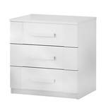 Table de chevet Utrecht II Blanc alpin - Lot de 2