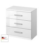 Table de chevet Celle I Blanc alpin / Blanc brillant