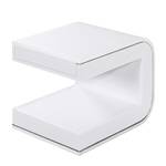 Table de nuit Foma Imitation cuir Blanc