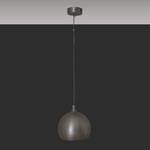 Suspension LED Cusco Acier - 1 ampoule - Gris foncé