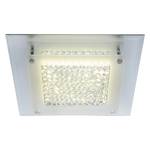 LED-plafondlamp Diamond II plexiglas/staal - 121 lichtbronnen