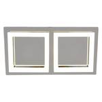 LED-Deckenleuchte Square Shine I Acrylglas / Stahl - Flammenanzahl: 100