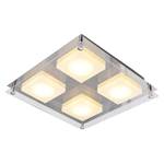 Plafonnier LED Square Shine II Plexiglas / Acier - Nb d'ampoules : 4