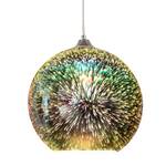 Hanglamp Firework effectglas/ijzer - 1 lichtbron