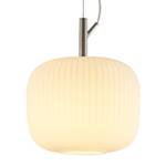 Hanglamp Anica glas/ijzer - 1 lichtbron - Diameter: 25 cm