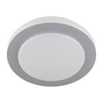 LED-Deckenleuchte Gordon Circle Kunststoff - 1-flammig - Weiß / Grau - Durchmesser: 28 cm