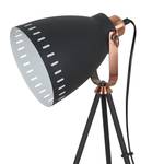 Tafellamp Makky ijzer - 1 lichtbron - Koperkleurig/zwart