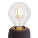 Lampe Bocca Stone Pierre - 1 ampoule - Anthracite mat