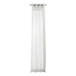 Rideaux à œillets Pure Polyester - Blanc - 135 x 245 cm
