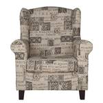 Fauteuil à  oreilles Carov Tissu