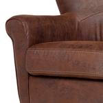 Oorfauteuil Chalet stof - bruin