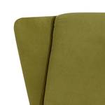 Oorfauteuil Chaville groene geweven stof