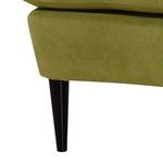 Oorfauteuil Chaville groene geweven stof