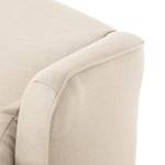 Ohrensessel Colmar Stoff Maka: Beige - Ohne Hocker