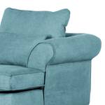 Fauteuil à oreilles Durana Microfibre - Bleu jean