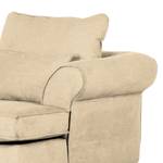 Fauteuil à oreilles Durana Microfibre - Beige chaud