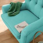 Fauteuil à oreilles Feliz Tissu - Aqua