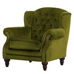 Fauteuil à oreilles Jenner II Vert olive