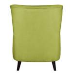 Oorfauteuil Josslyn groen geweven stof