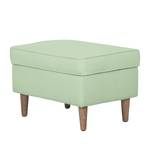 Ohrensessel Juna II Webstoff Mint - Mit Hocker