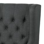 Fauteuil à oreilles Kabli II Tissu - Gris