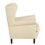 Ohrensessel Kaiapoi I (mit Hocker) Webstoff - Beige