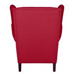 Fauteuil à oreilles Kaiapoi I Tissu - Rouge