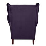 Fauteuil à oreilles Kaiapoi Velours - Mauve