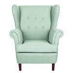 Ohrensessel Kaiapoi (mit Hocker) Webstoff - Aqua