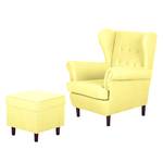 Fauteuil à oreilles Kaiapoi Textile - Jaune