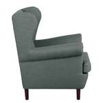 Fauteuil à oreilles Kaiapoi Tissu - Gris