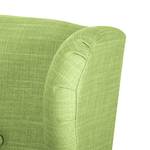 Fauteuil à oreilles Kaiapoi Tissu - Vert olive